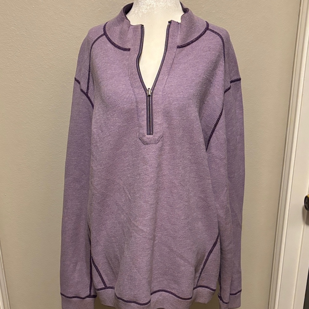 Tommy Bahama Beach Purple Half-Zip Sweater